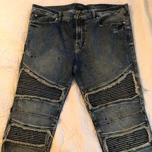 36x32 pacsun distressed moto jeans